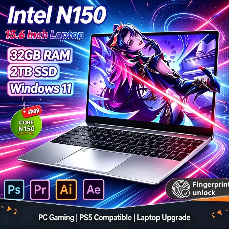 Ssd 2Tb - 2026년형 15.6인치 인텔 N150 프로세서, 윈도우