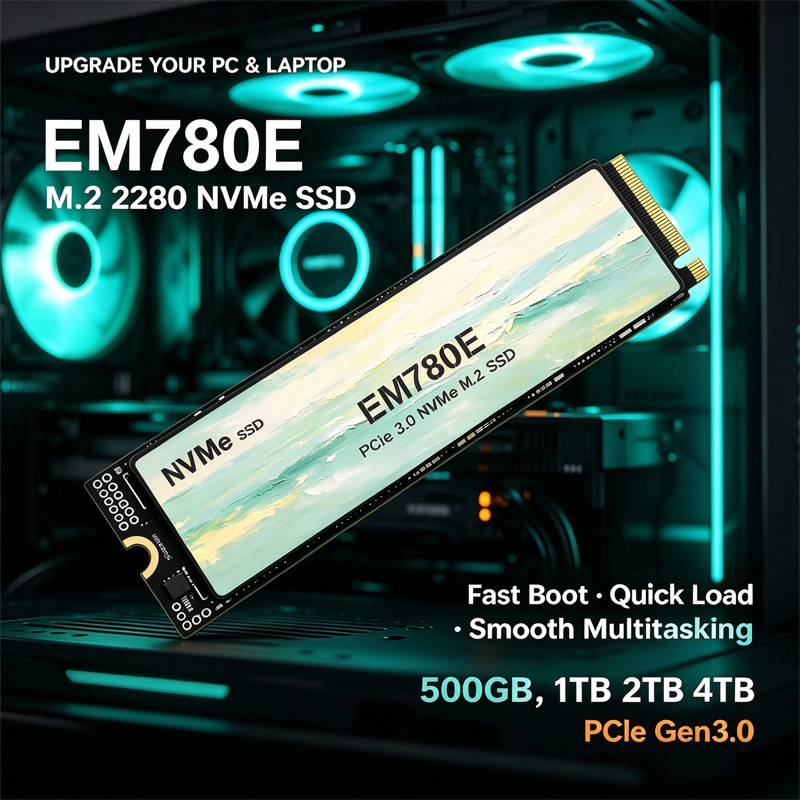 Ssd 500Gb - 내장형 M.2 NVMe SSD EM780E, PCIe