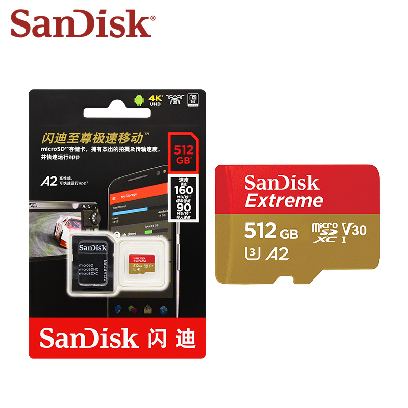 Memory Card Ssd - SanDisk Extreme V30 A2 마이크로 SDXC