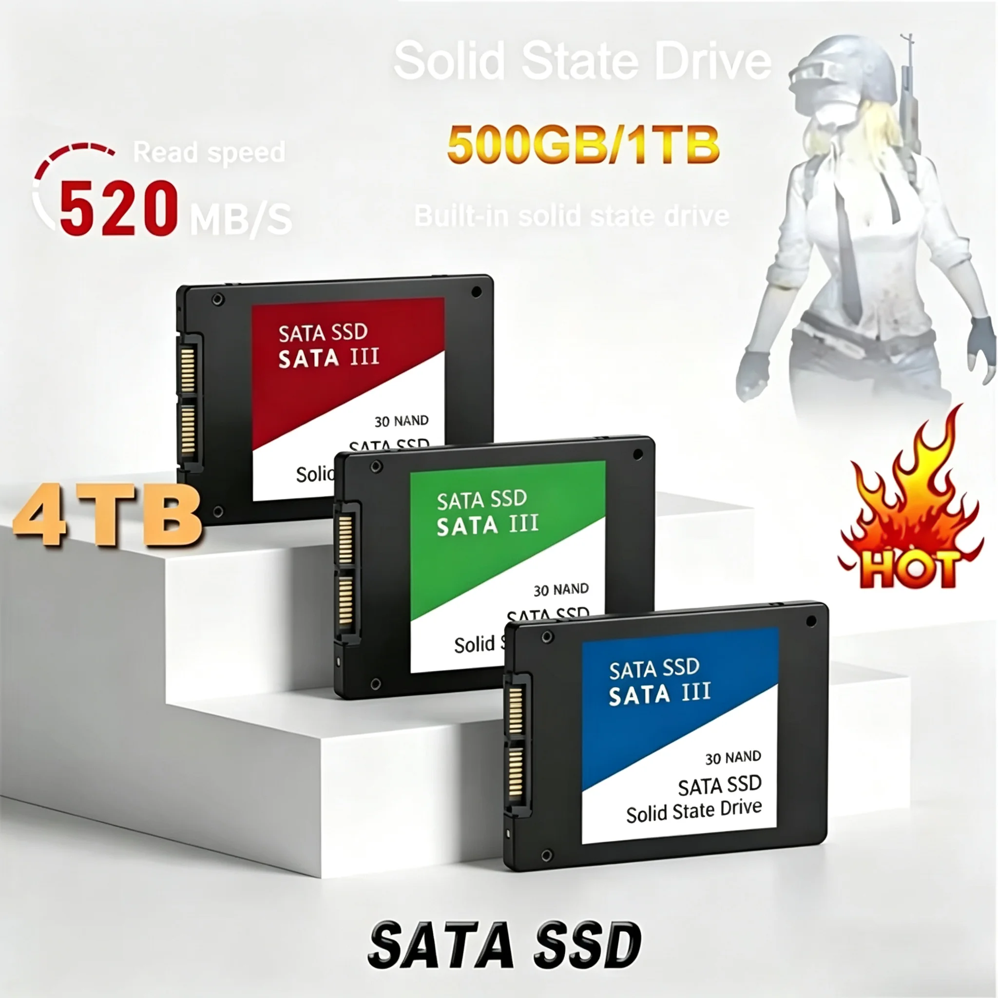 Ssd 500Gb - 고속 500G 1TB 2TB 4TB 솔리드