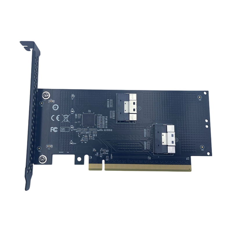 NEW PCIe X16 SFF‑8654 SlimSAS  - Memory Card Ssd 리뷰 및 가격