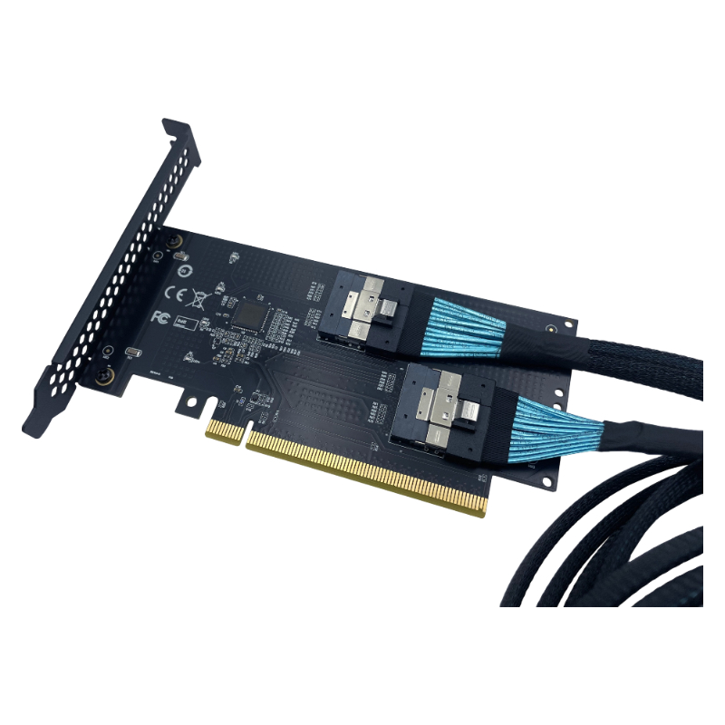 NEW PCIe X16 SFF‑8654 SlimSAS  - Memory Card Ssd 리뷰 및 가격