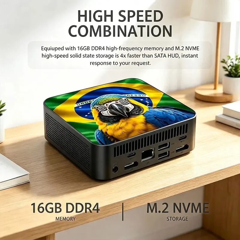 새로운 강력한 미니 PC 컴퓨터 인텔 코어 N150 P - Ssd 1Tb 리뷰 및 가격