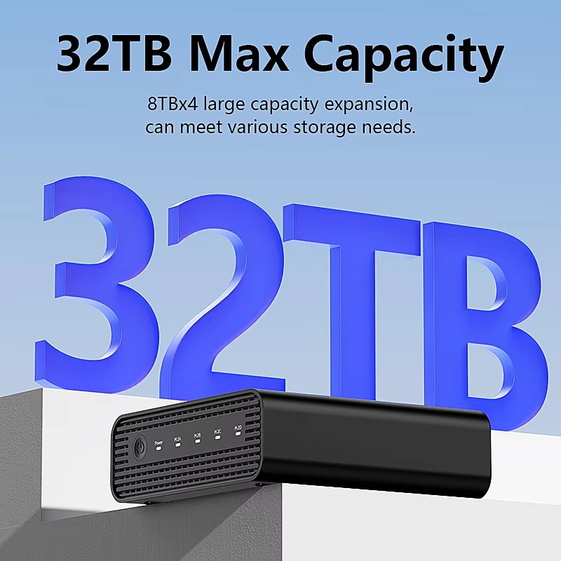 알루미늄 M2 4베이 USB4 외장 NVME SSD 케 - External Ssd 리뷰 및 가격