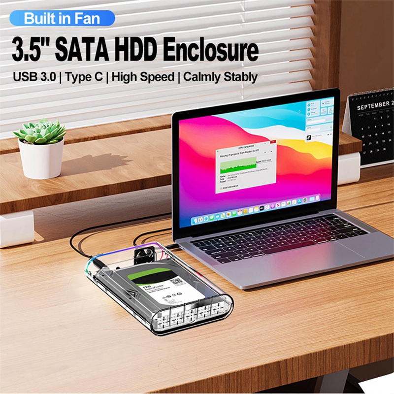 3.5인치 HDD/SSD 인클로저 투명 USB 3.0  - External Ssd 리뷰 및 가격