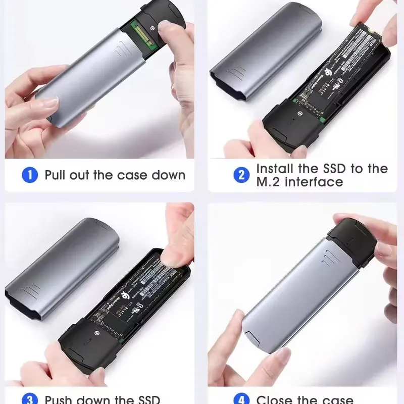 M2 NVMe SSD 인클로저 10Gbps 알루미늄 R - External Ssd 리뷰 및 가격