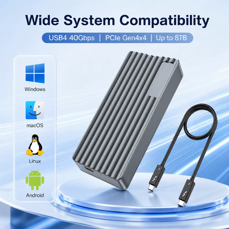 TBT3/USB4 M.2 NVMe SSD 인클로저 40 - External Ssd 리뷰 및 가격