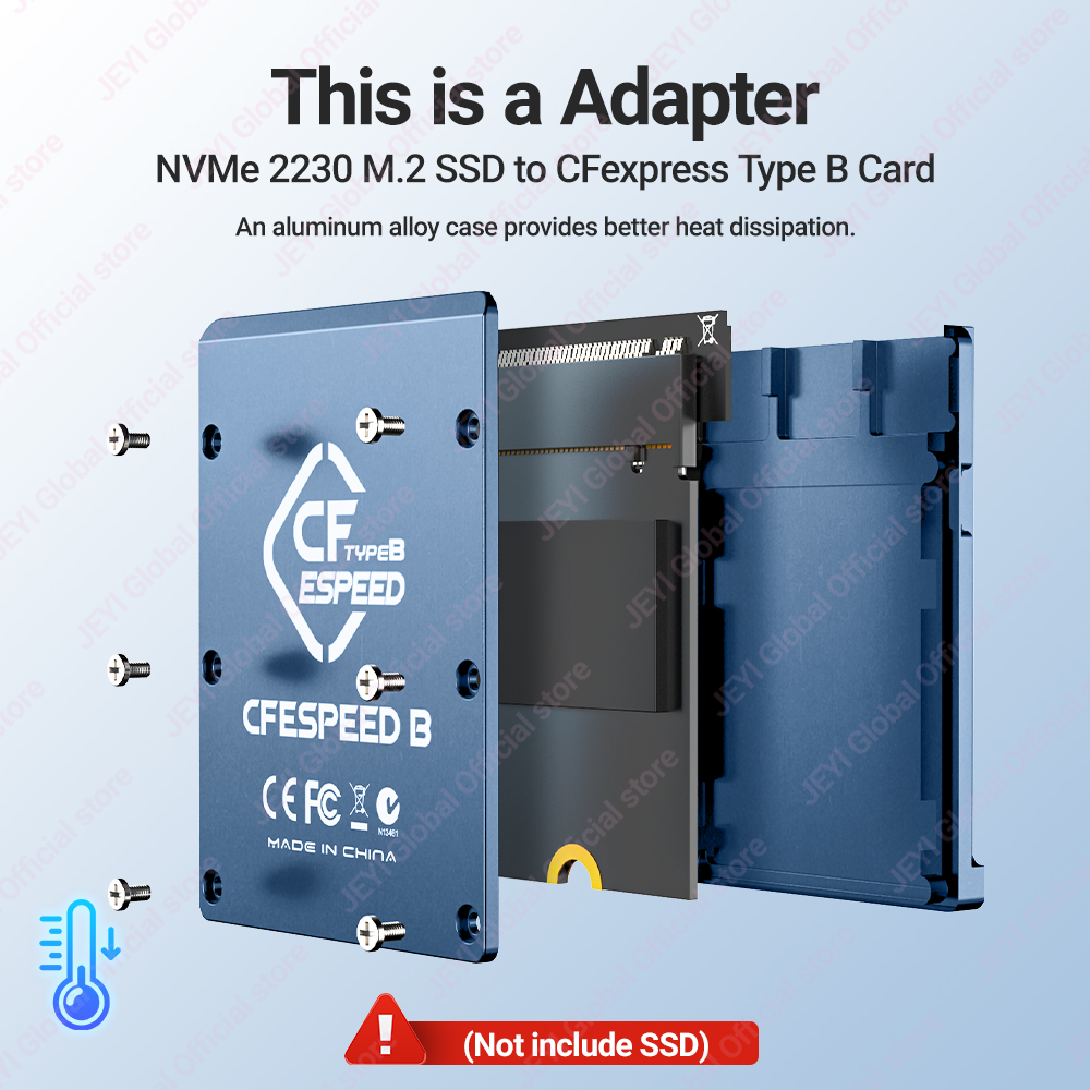 JEYI CF-Express Type-B-M.2 223 - Memory Card Ssd 리뷰 및 가격