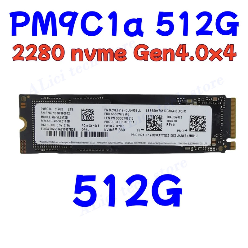 삼성 정품 PM9C1 /PM9C1a 512GB 256G - Samsung Ssd 리뷰 및 가격