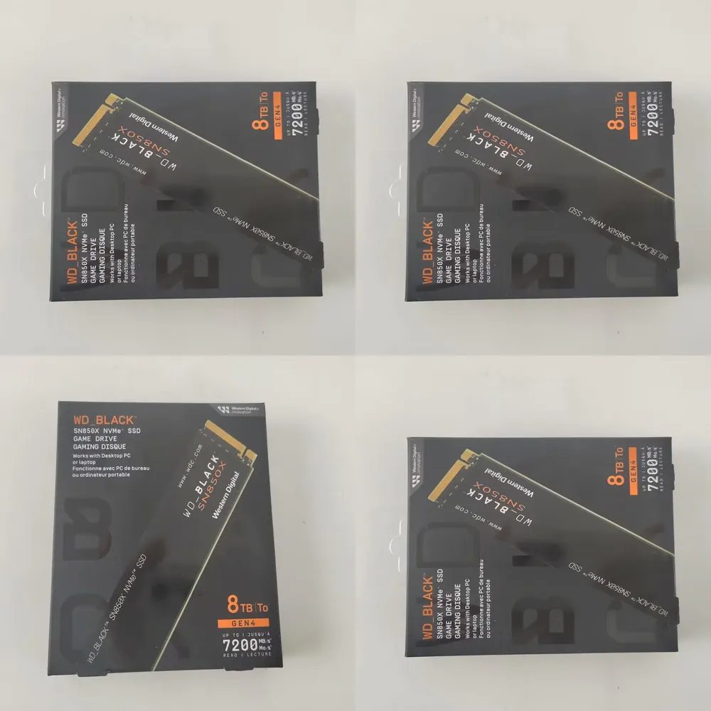 새로운 WD_BLACK SN850X 8TB NVMe S - Nvme Ssd 리뷰 및 가격