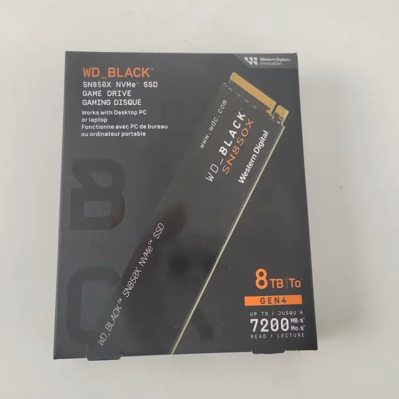 새로운 WD_BLACK SN850X 8TB NVMe S - Nvme Ssd 리뷰 및 가격