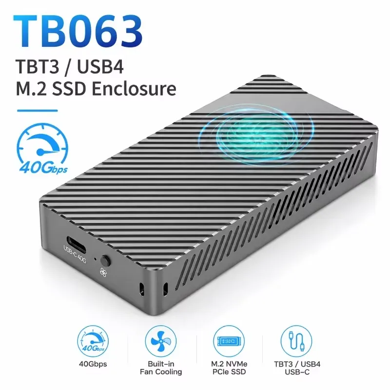 AP01 액티브 쿨링 3 USB4 M.2 SSD 인클로 - Nvme Ssd 리뷰 및 가격